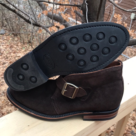 Walk Over sueded Brown Leather 7.5M Chelsea boots